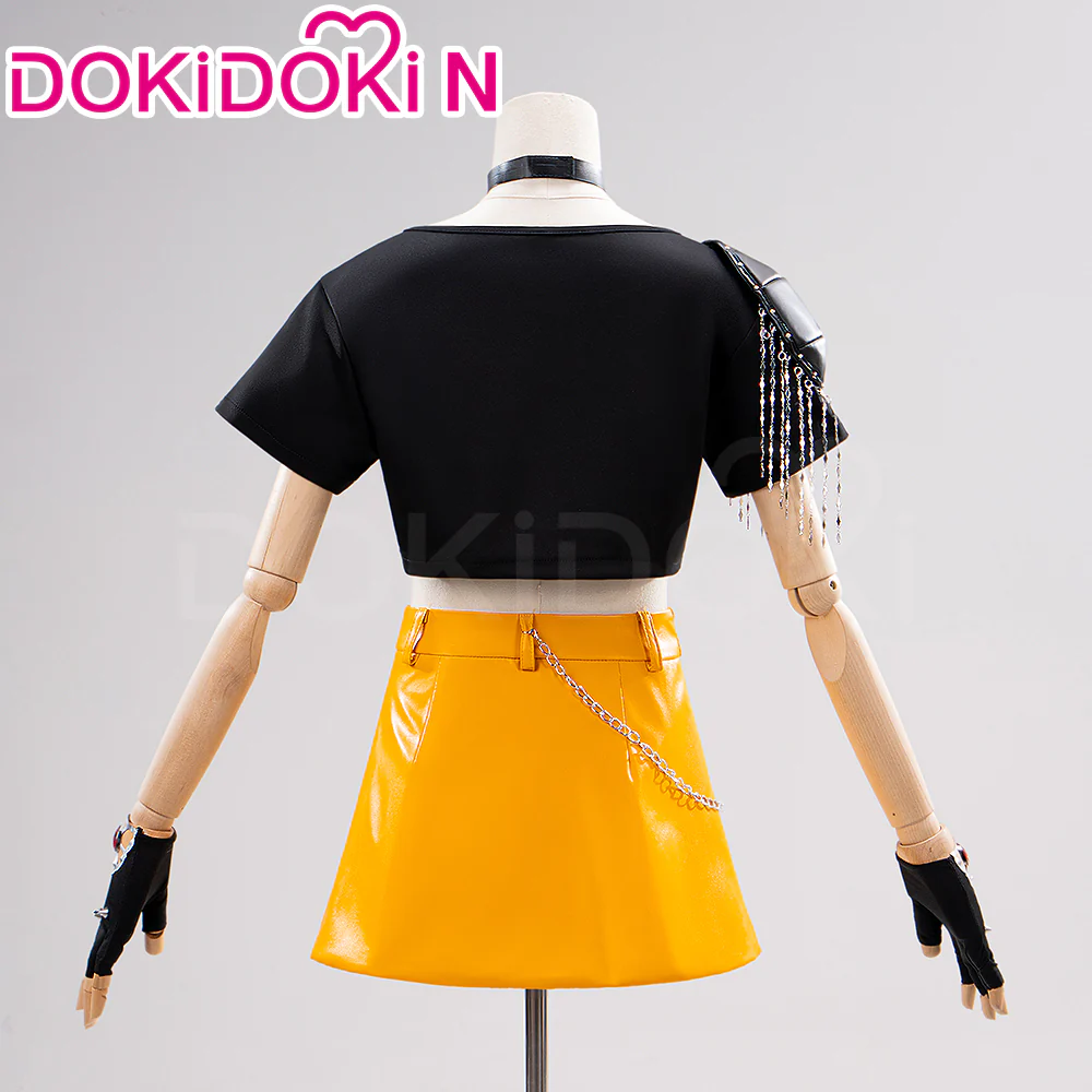 【Ready For Ship】【Size S-3XL】【Last Batch】DokiDoki-N Movie Anime KPOP KILLER Cosplay Costume YELLOW SERIES - Image 4