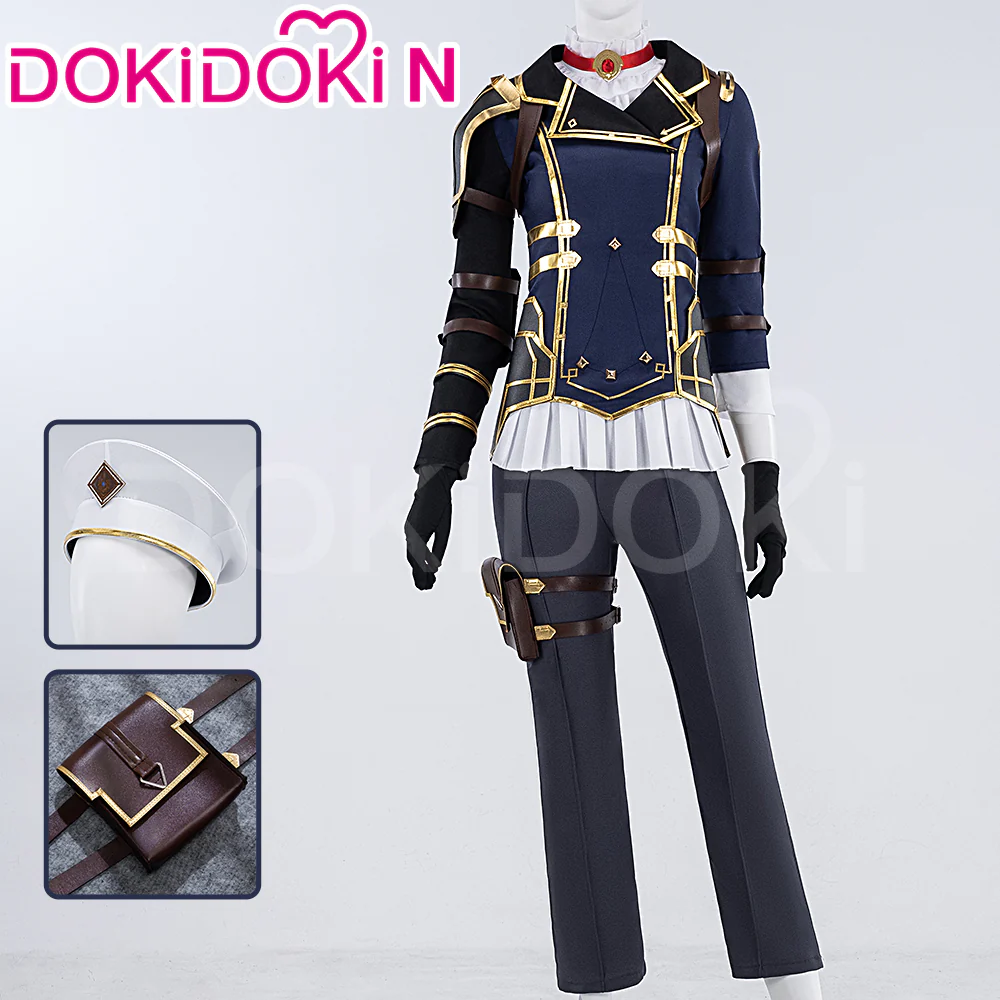 【Partial Size Ready for ship】【Size XS-3XL】DokiDoki-N Game Cosplay Cosplay Costume Bule White