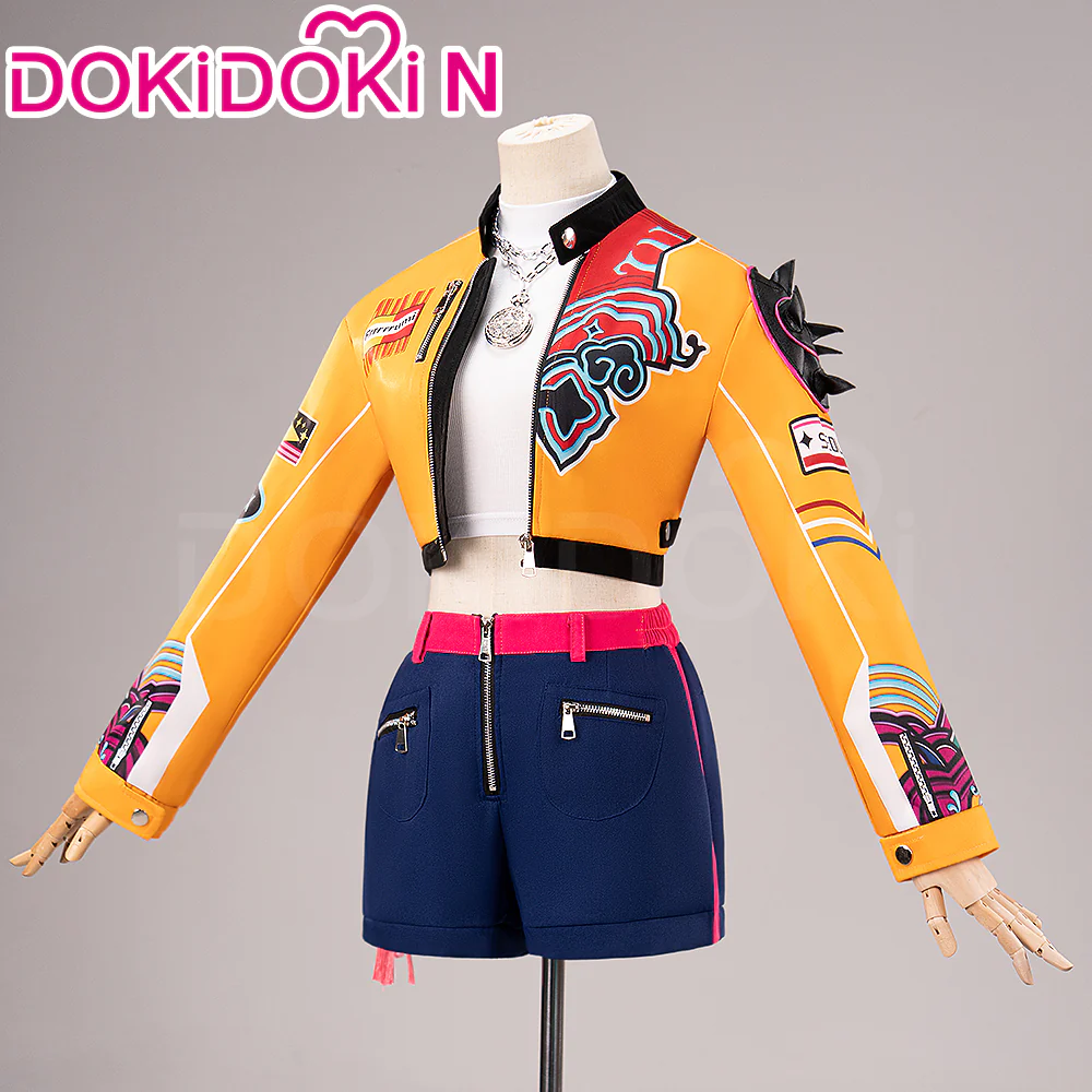 【Ready For Ship】【Size XS-3XL】【Last Batch】DokiDoki-N Movie Anime KPOP KILLER Cosplay Costume YELLOW SERIES - Image 3