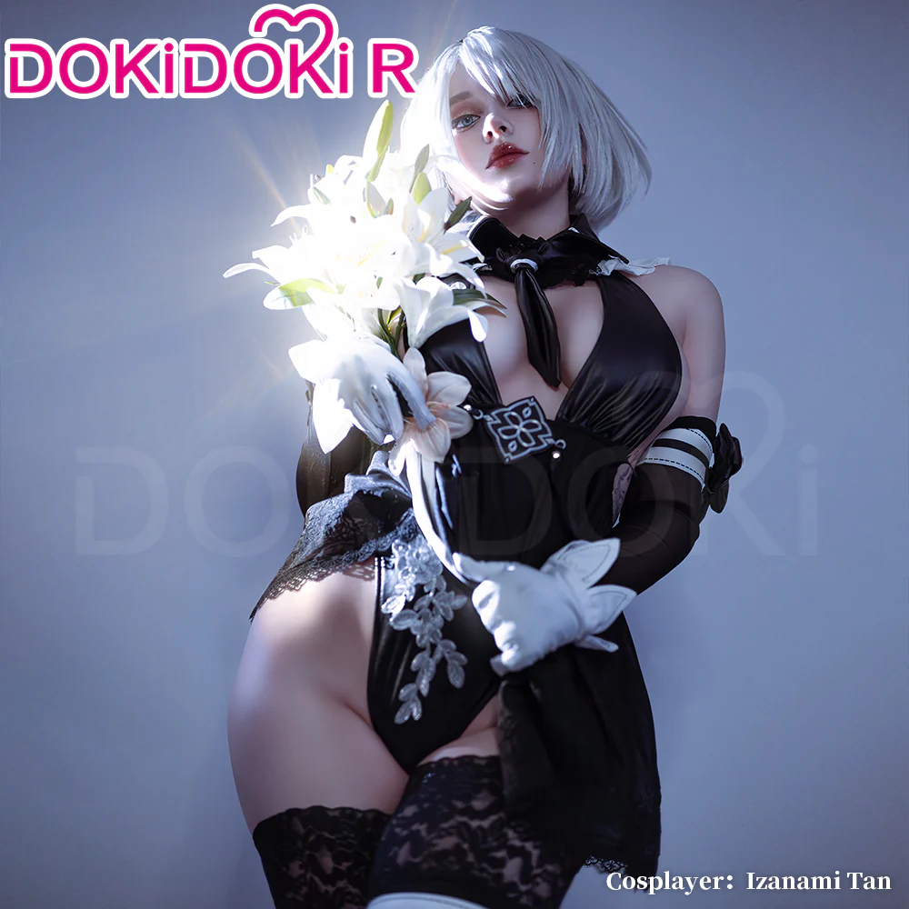 【Ready For Ship】【Last Batch】【Size S-2XL】DokiDoki-R Game Cosplay Costume Black Sexy Summer - Image 3