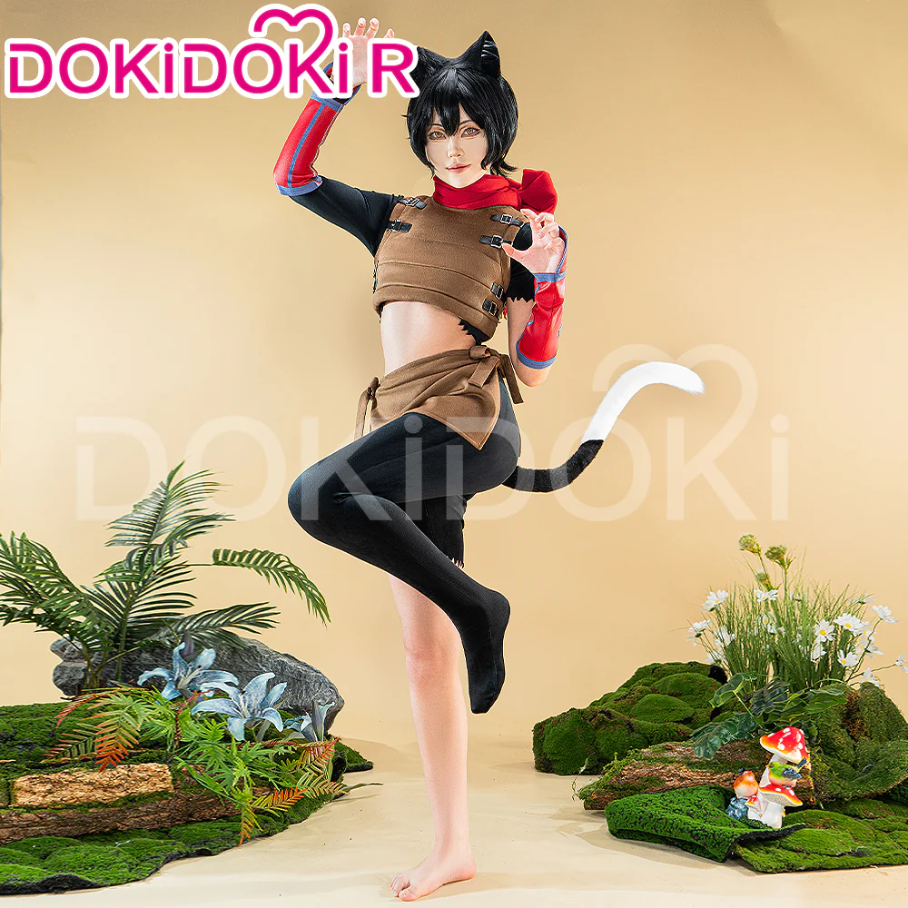 【Partial Ready For Ship】【Size S-3XL】DokiDoki-R Anime Delicious in Dungeon Cosplay Izutsumi Costume Cat - Image 2