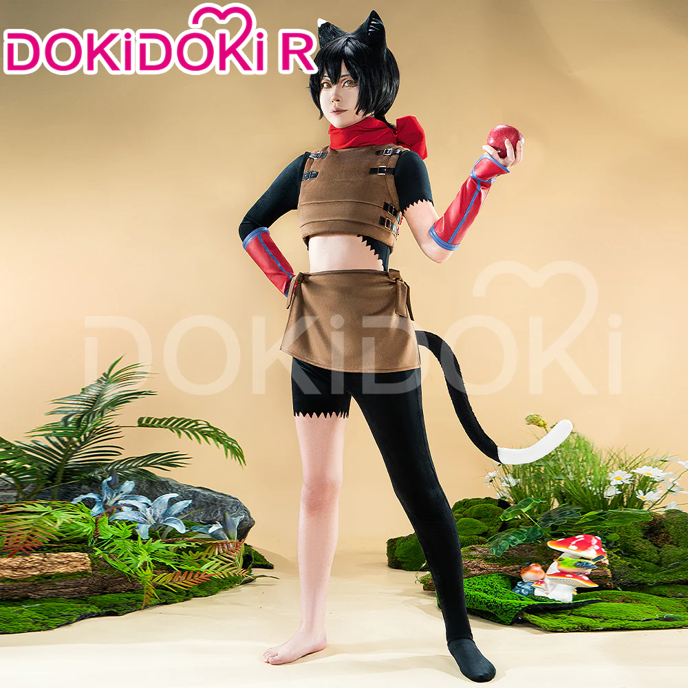【Partial Ready For Ship】【Size S-3XL】DokiDoki-R Anime Delicious in Dungeon Cosplay Izutsumi Costume Cat - Image 3