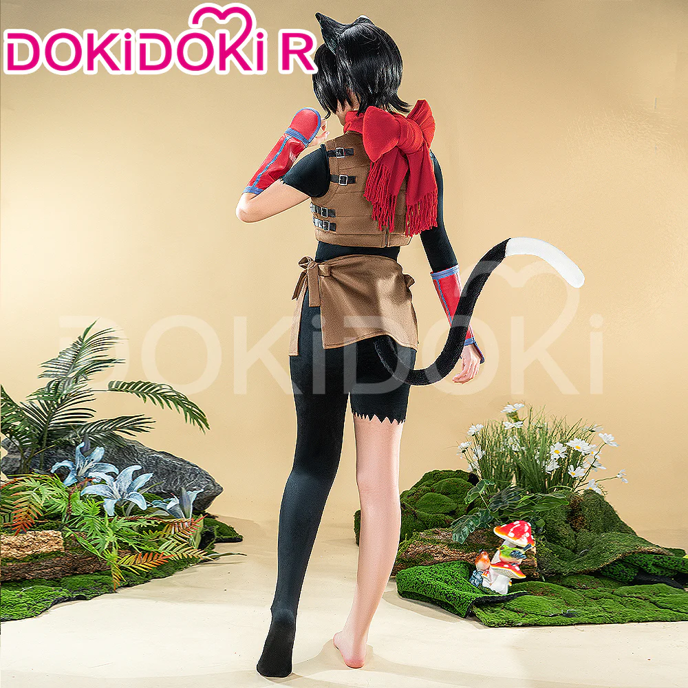 【Partial Ready For Ship】【Size S-3XL】DokiDoki-R Anime Delicious in Dungeon Cosplay Izutsumi Costume Cat - Image 4
