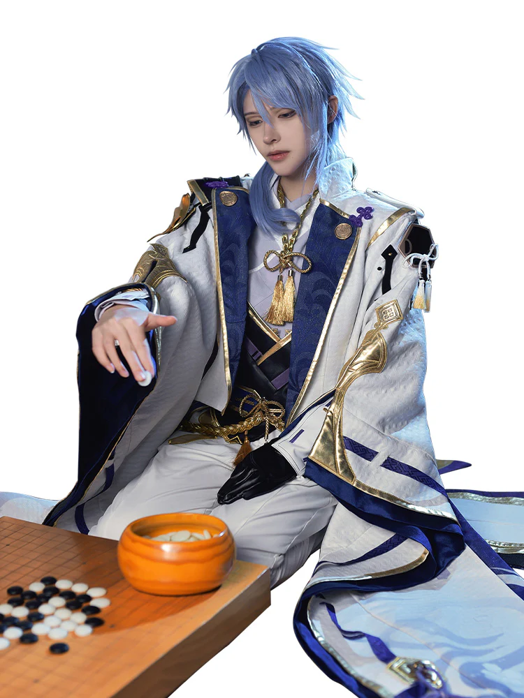 【Ready For Ship】【LAST BATCH】【Clearance Sale】DokiDoki-SR Game Genshin Impact Cosplay Kamisato Ayato Costume / Shoes - Image 10