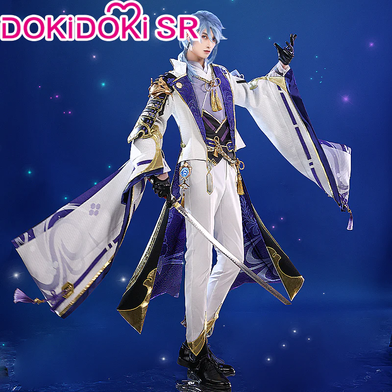 【Ready For Ship】【LAST BATCH】【Clearance Sale】DokiDoki-SR Game Genshin Impact Cosplay Kamisato Ayato Costume / Shoes - Image 3