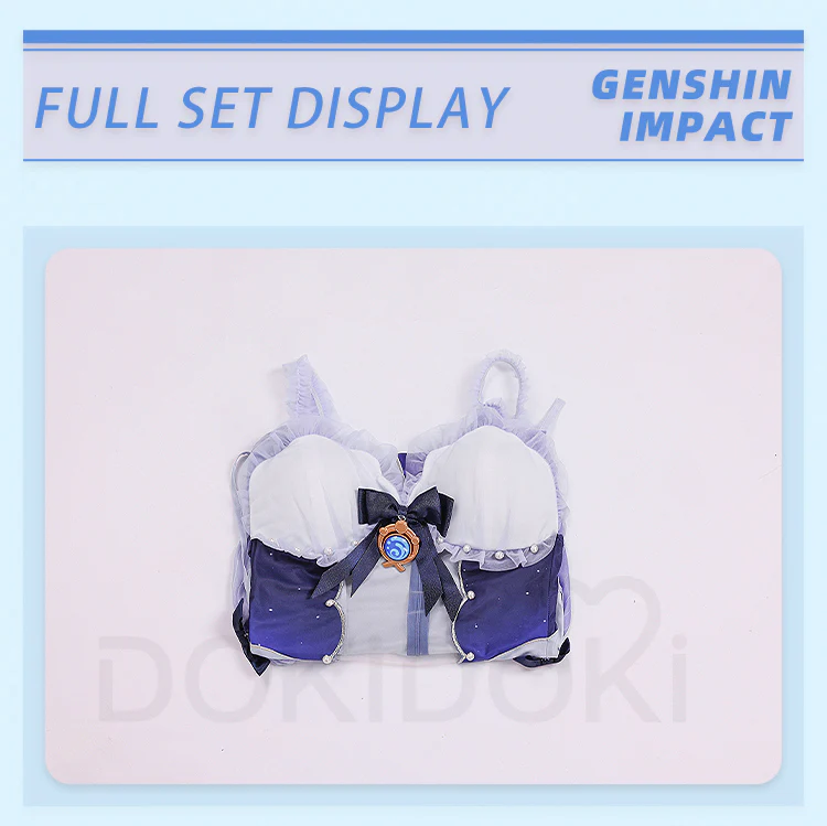 【Ready For Ship】DokiDoki-R Game Genshin Impact Sangonomiya Kokomi Cosplay Costume Swimsuit Cute - Image 6