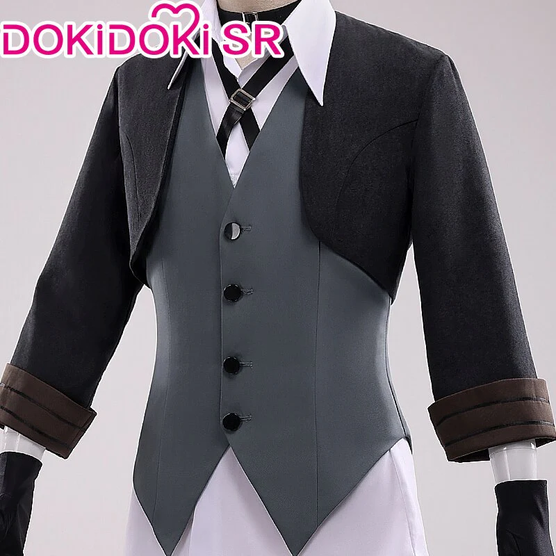 【Partially Ready For Ship】【Size L-3XL】DokiDoki-SR Anime Cosplay Costume Uniform Black Suit - Image 4