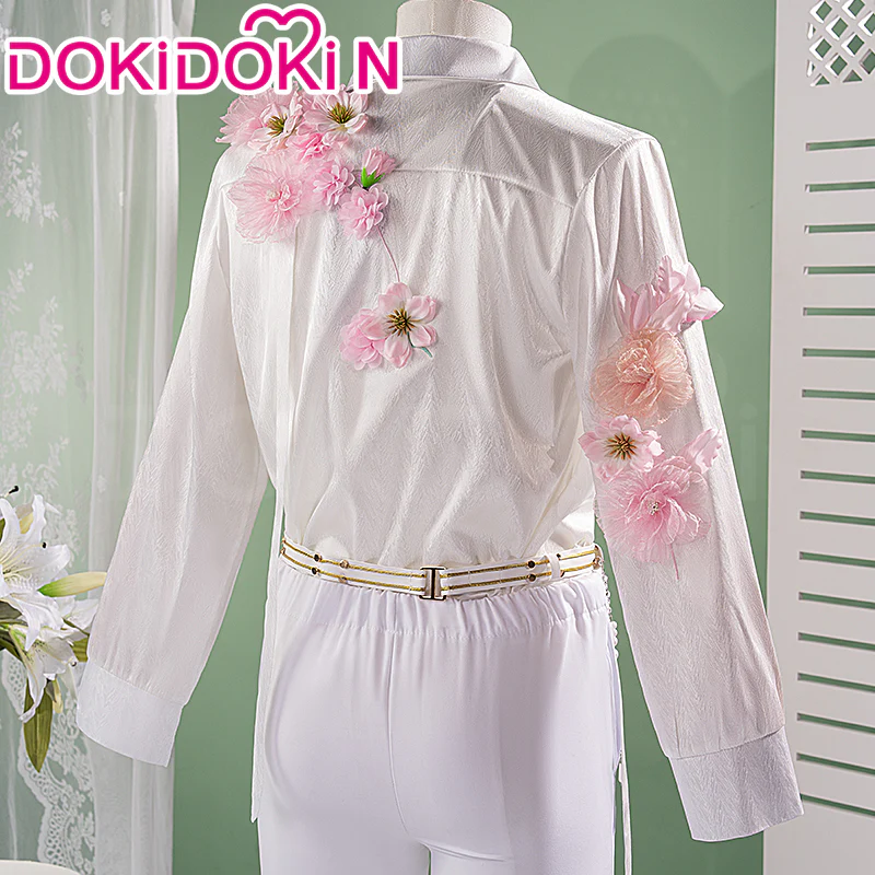 【In Stock】【Size M-3XL】 DokiDoki-N Game Love And Deepspace Cosplay Sylus / Xavier / Zayne / Rafayel / Caleb Costume Spring and Flowers Tops Only - Image 13
