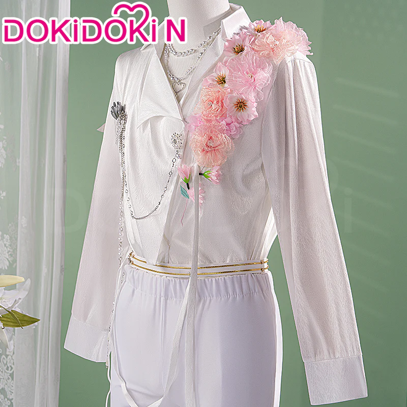 【In Stock】【Size M-3XL】 DokiDoki-N Game Love And Deepspace Cosplay Sylus / Xavier / Zayne / Rafayel / Caleb Costume Spring and Flowers Tops Only - Image 14