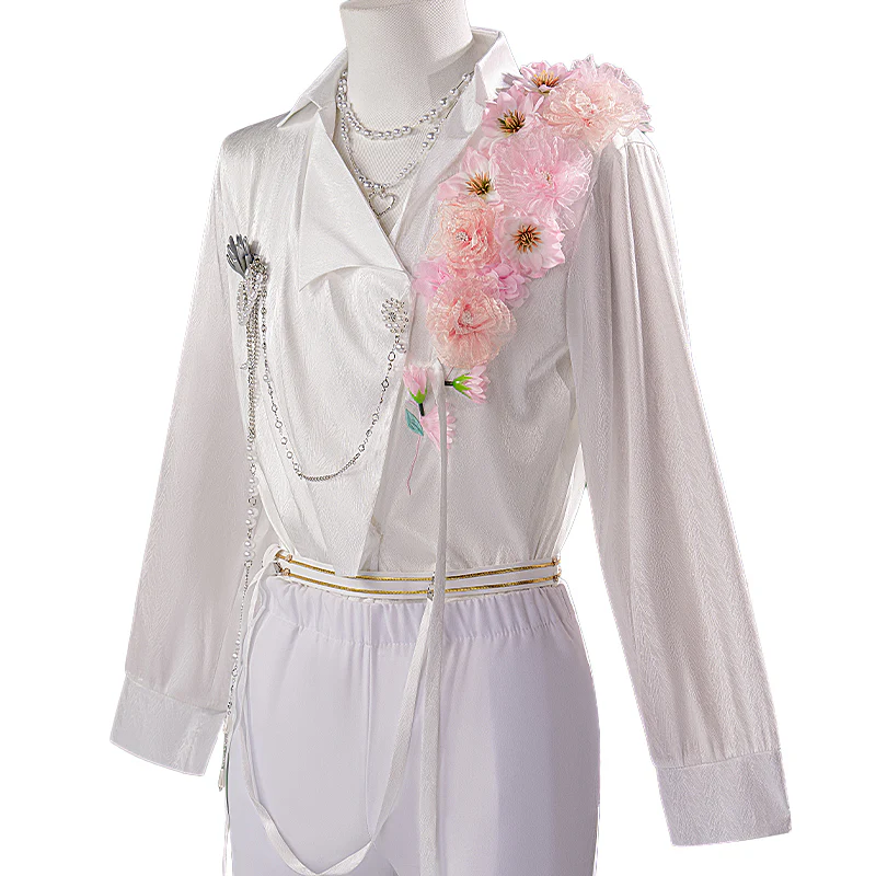 【In Stock】【Size M-3XL】 DokiDoki-N Game Love And Deepspace Cosplay Sylus / Xavier / Zayne / Rafayel / Caleb Costume Spring and Flowers Tops Only - Image 16