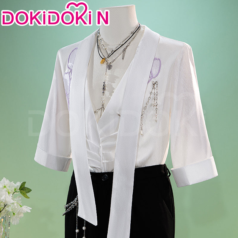 【In Stock】【Size M-3XL】 DokiDoki-N Game Love And Deepspace Cosplay Sylus / Xavier / Zayne / Rafayel / Caleb Costume Spring and Flowers Tops Only - Image 17