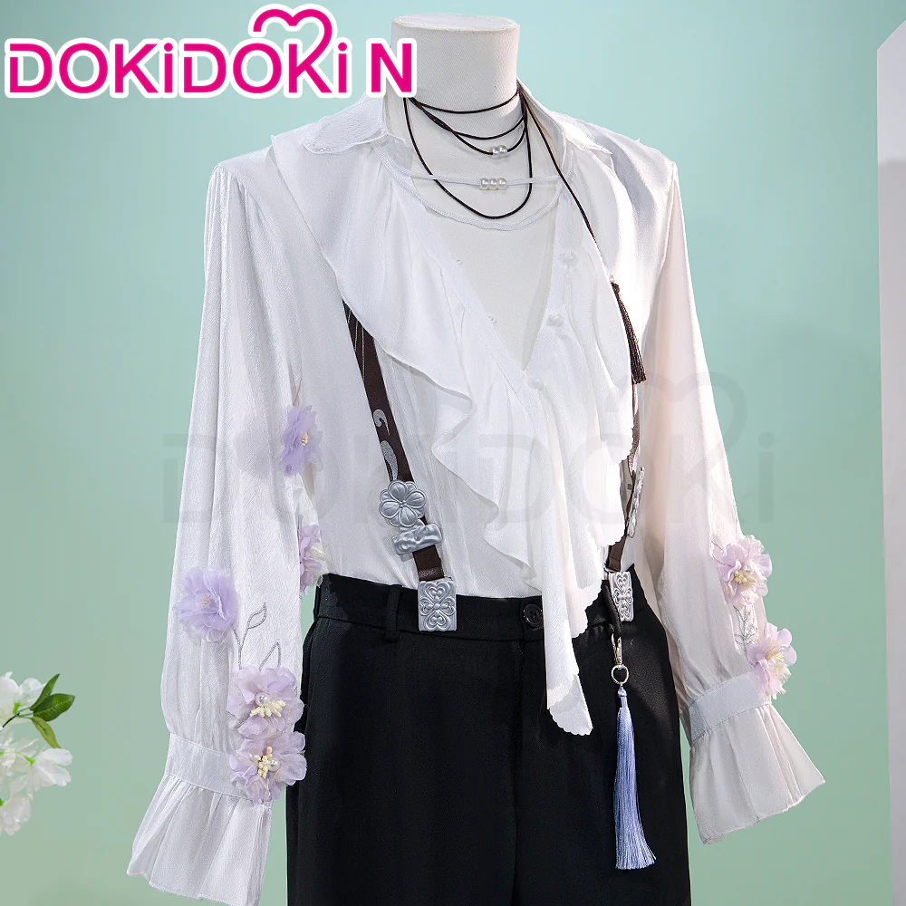 【In Stock】【Size M-3XL】 DokiDoki-N Game Love And Deepspace Cosplay Sylus / Xavier / Zayne / Rafayel / Caleb Costume Spring and Flowers Tops Only - Image 24