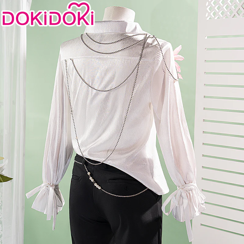 【In Stock】【Size M-3XL】 DokiDoki-N Game Love And Deepspace Cosplay Sylus / Xavier / Zayne / Rafayel / Caleb Costume Spring and Flowers Tops Only - Image 4