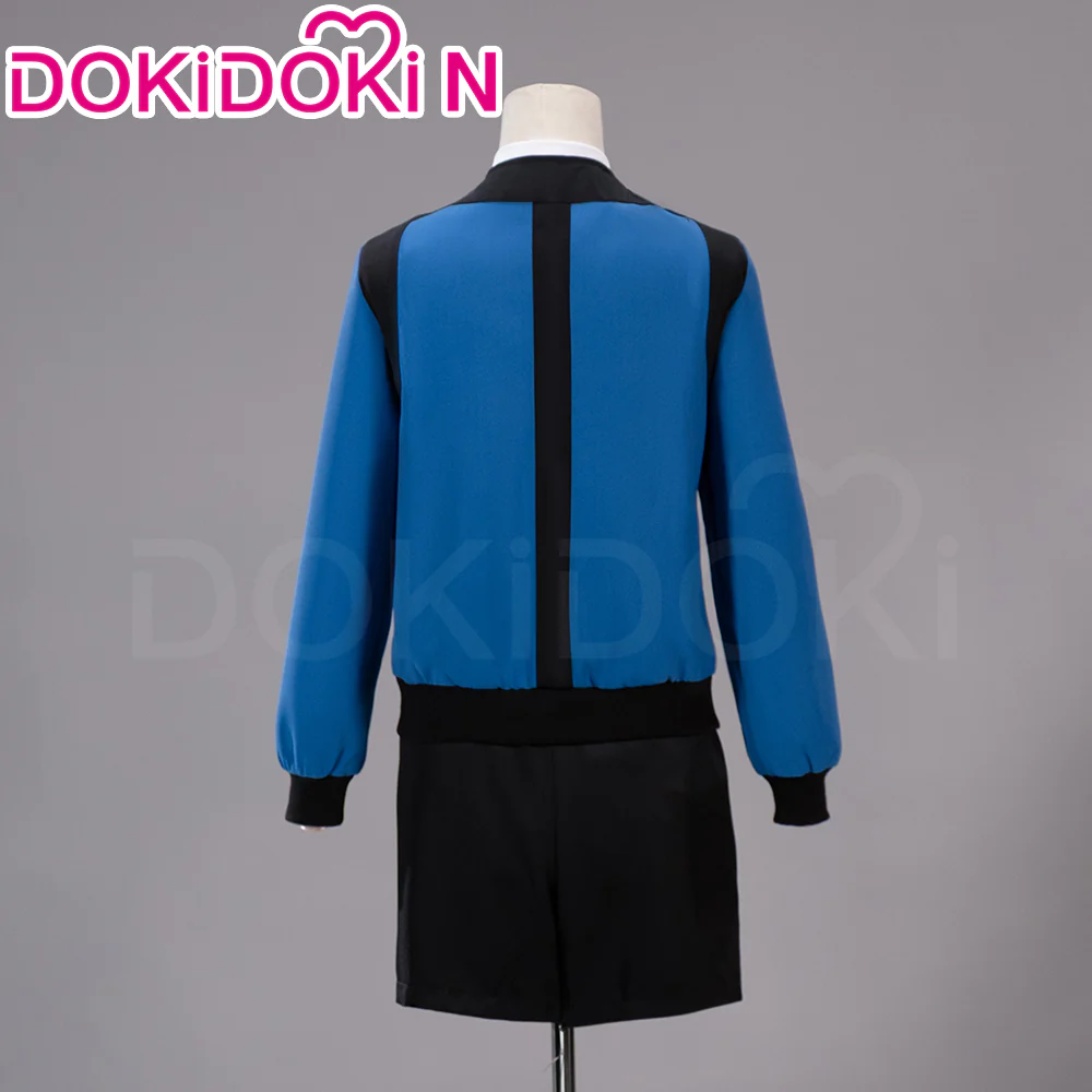 【In Stock】【Size S-2XL】DokiDoki-N Anime Cosplay Blue Costume Halloween Uniform Coat Only - Image 3