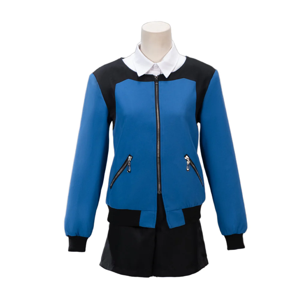 【In Stock】【Size S-2XL】DokiDoki-N Anime Cosplay Blue Costume Halloween Uniform Coat Only - Image 5