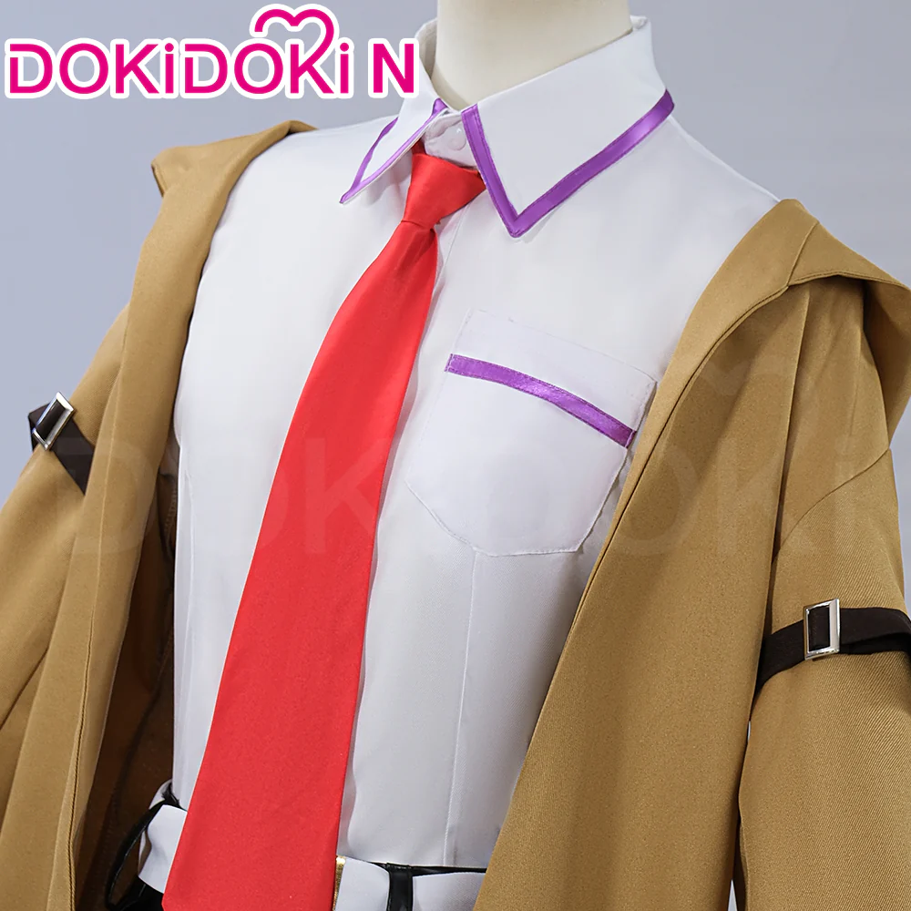 【Size S-2XL】DokiDoki-N Anime Game Steins ; Gate Cosplay Makise Kurisu Costume SteinsGate Steins Gate - Image 4