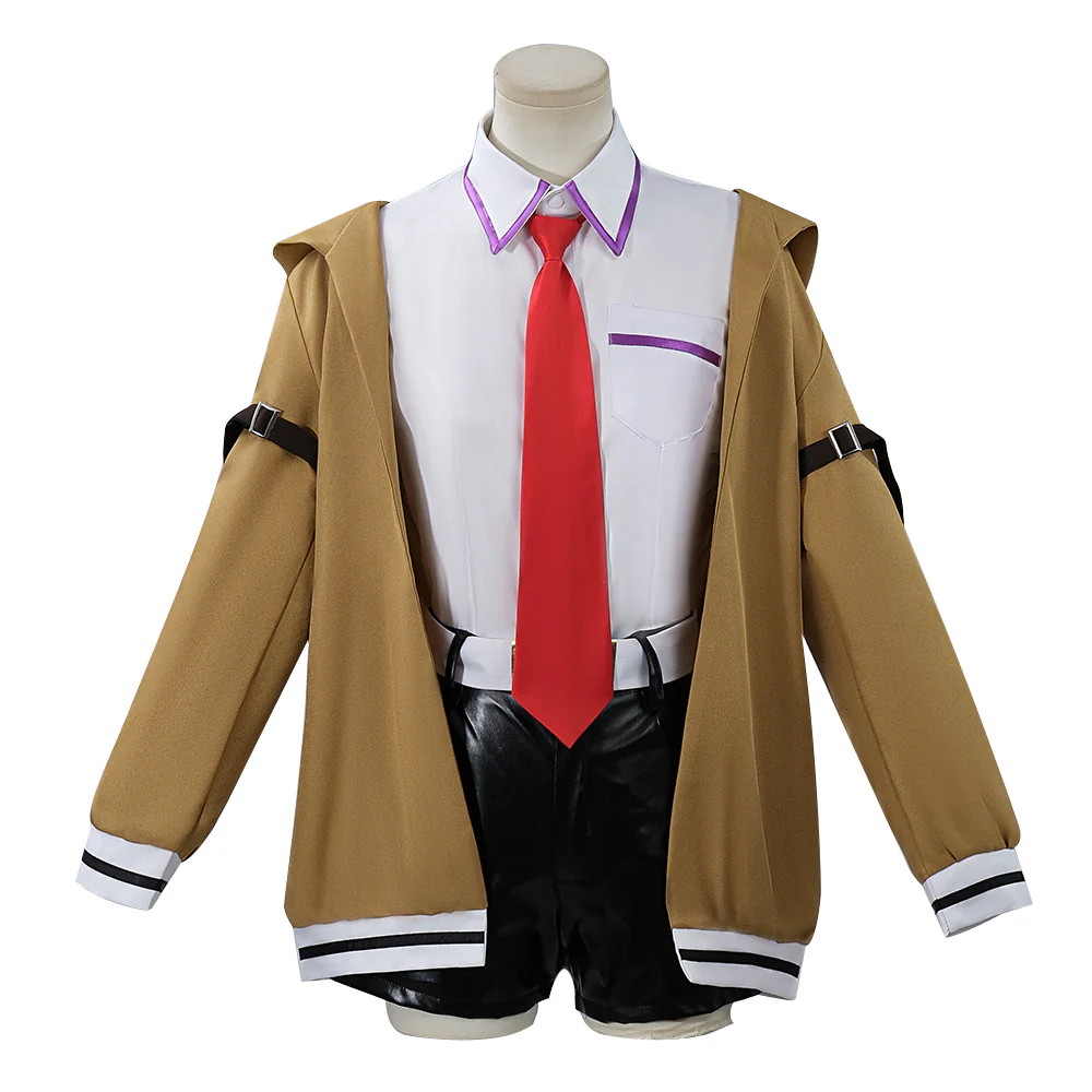 【Size S-2XL】DokiDoki-N Anime Game Steins ; Gate Cosplay Makise Kurisu Costume SteinsGate Steins Gate - Image 5