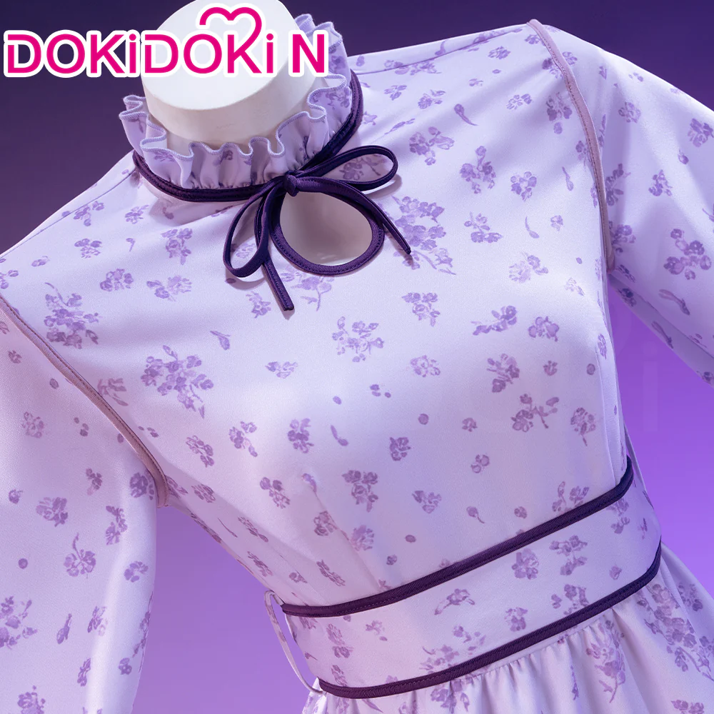 【Size XS-3XL】DokiDoki-N Anime Season 2 Cosplay Costume Purple Dress Casual Wear - Image 3