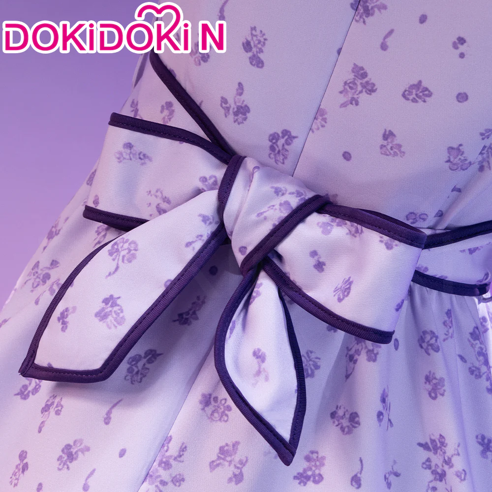 【Size XS-3XL】DokiDoki-N Anime Season 2 Cosplay Costume Purple Dress Casual Wear - Image 4