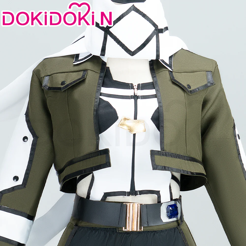 【Size S-2XL】DokiDoki-N Anime Sword Art Online Cosplay Asada Shino Costume SAO Sinon - Image 4