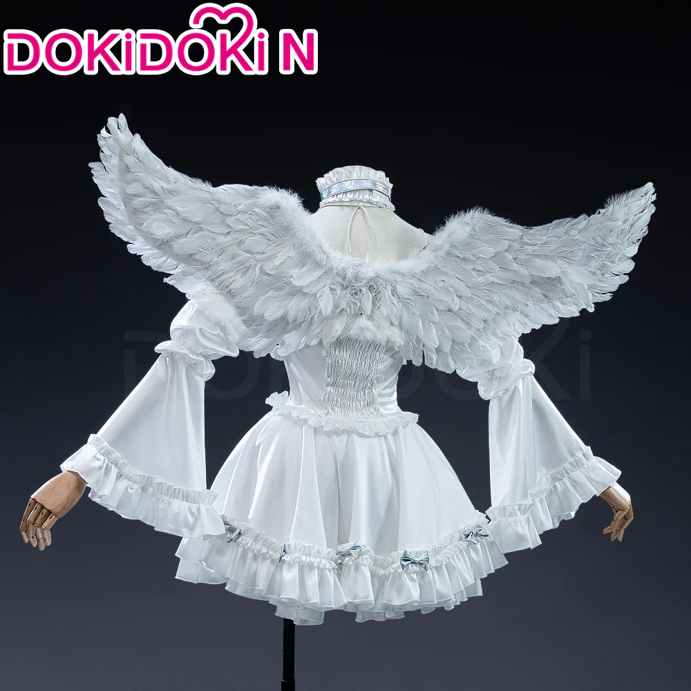 【Size S-2XL】DokiDoki-N Game NEEDY GIRL OVERDOSE Cosplay KAngel Cospaly Costume Angel Suit Cute With Wings - Image 2