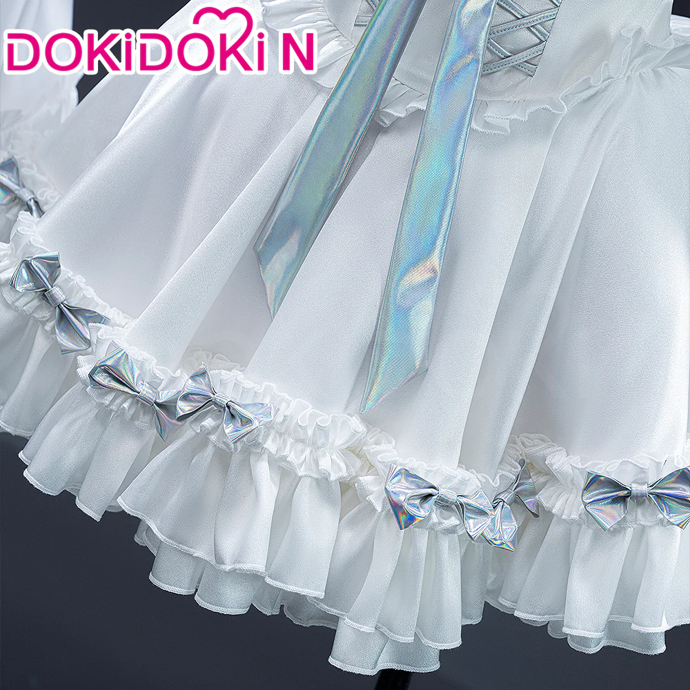 【Size S-2XL】DokiDoki-N Game NEEDY GIRL OVERDOSE Cosplay KAngel Cospaly Costume Angel Suit Cute With Wings - Image 4