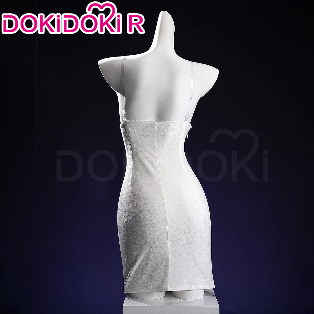 【Ready For Ship】【Size XS-2XL】DokiDoki-R Anime Cosplay Female White Costume Dress - Image 3