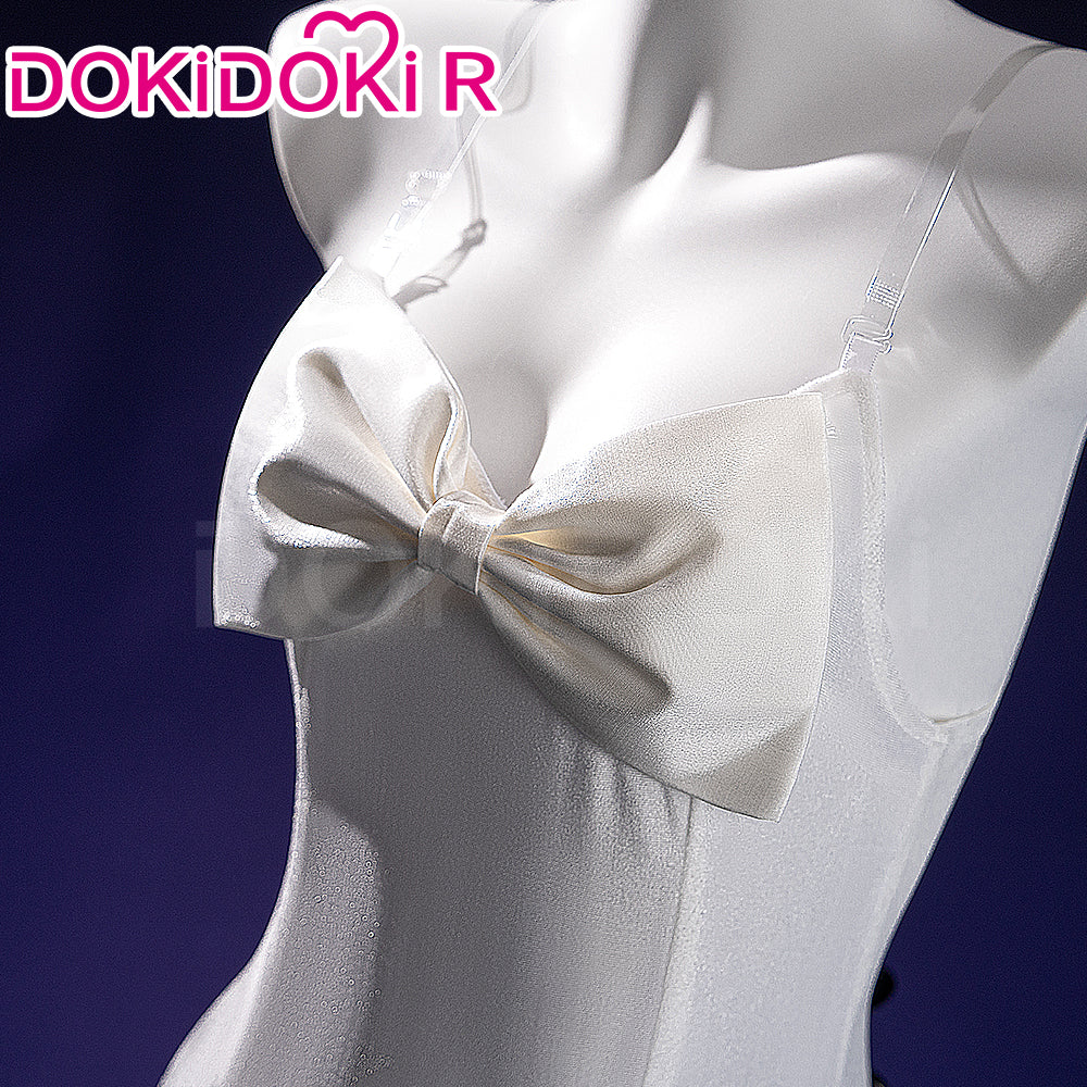 【Ready For Ship】【Size XS-2XL】DokiDoki-R Anime Cosplay Female White Costume Dress - Image 4