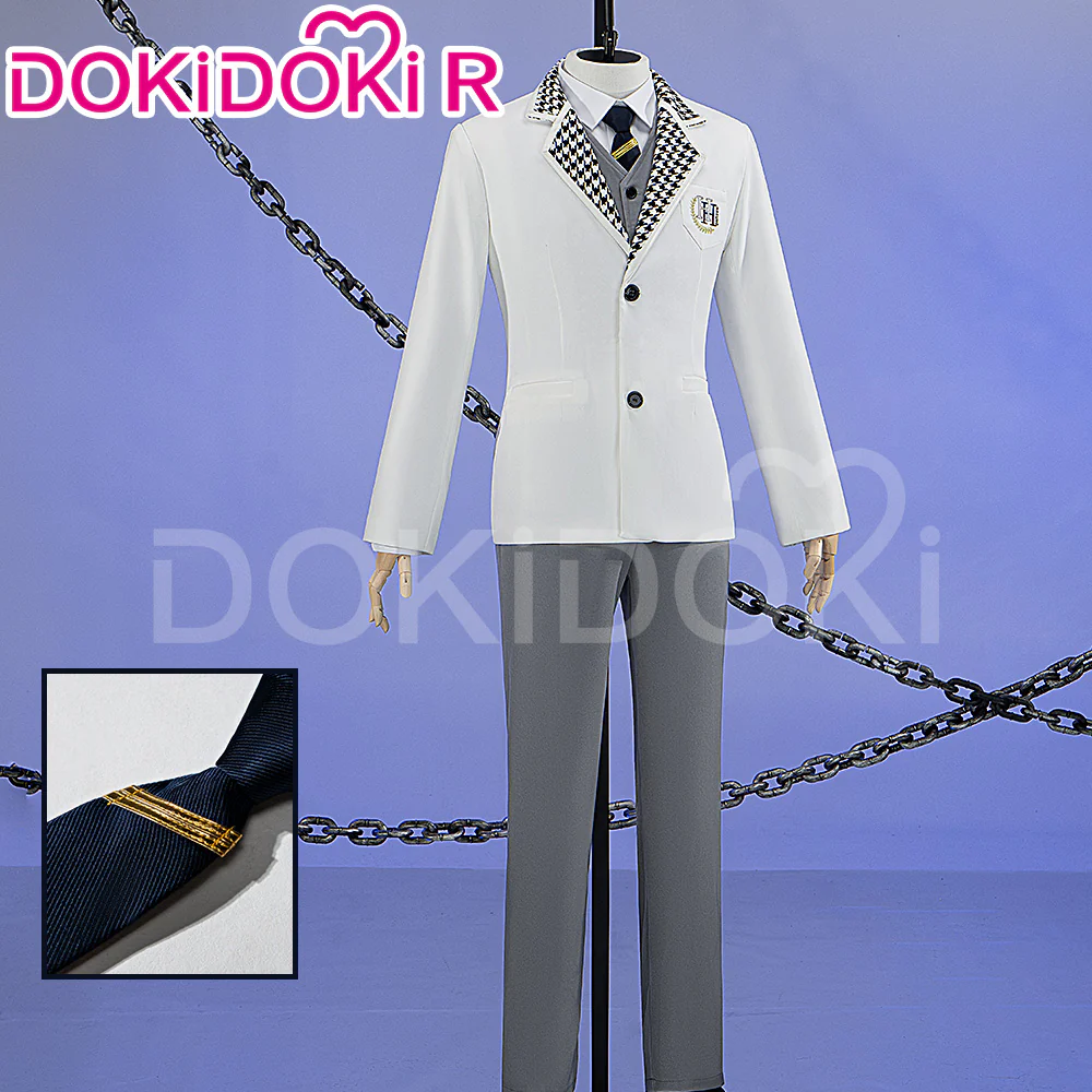 【In Stock】【Size S-2XL】DokiDoki-R Anime  Cosplay  Costume White Suit