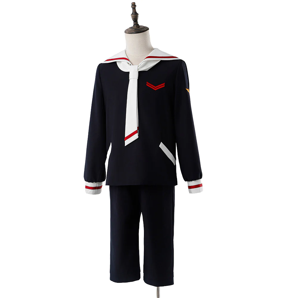【Size S-2XL】DokiDoki-R Anime Card Captor Sakura Cosplay Ri Syaoran Costume Cardcaptor Sakura School Uniform Suit - Image 6