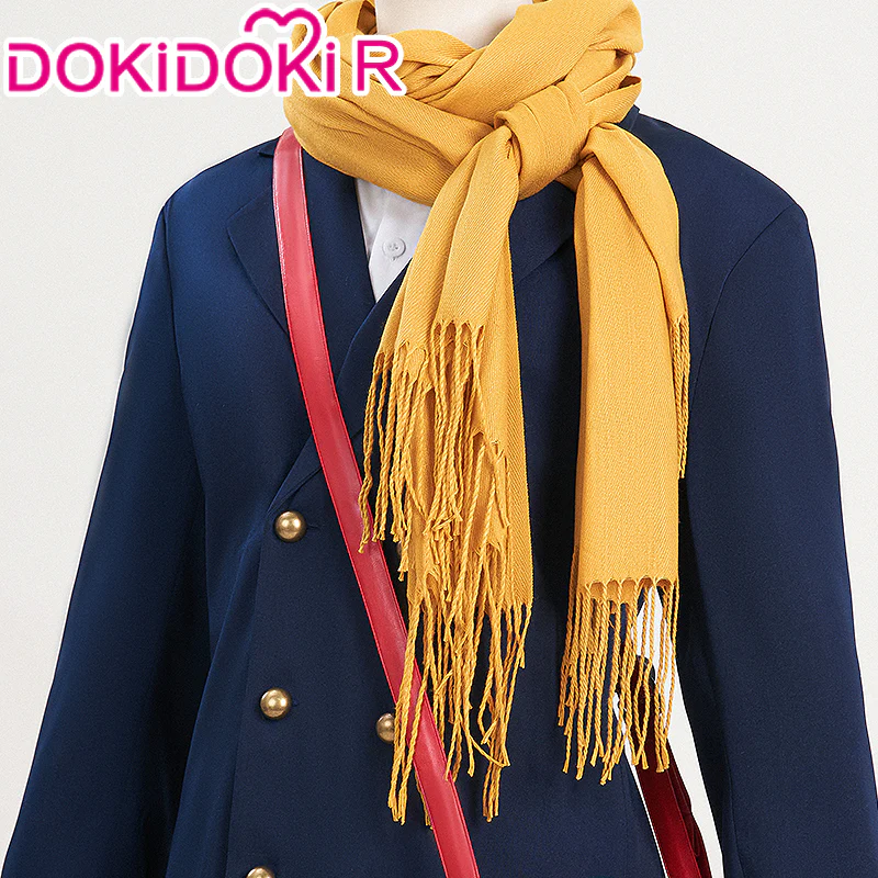 【Size S-2XL】DokiDoki-R Anime Cosplay Costume Blue Suit - Image 4