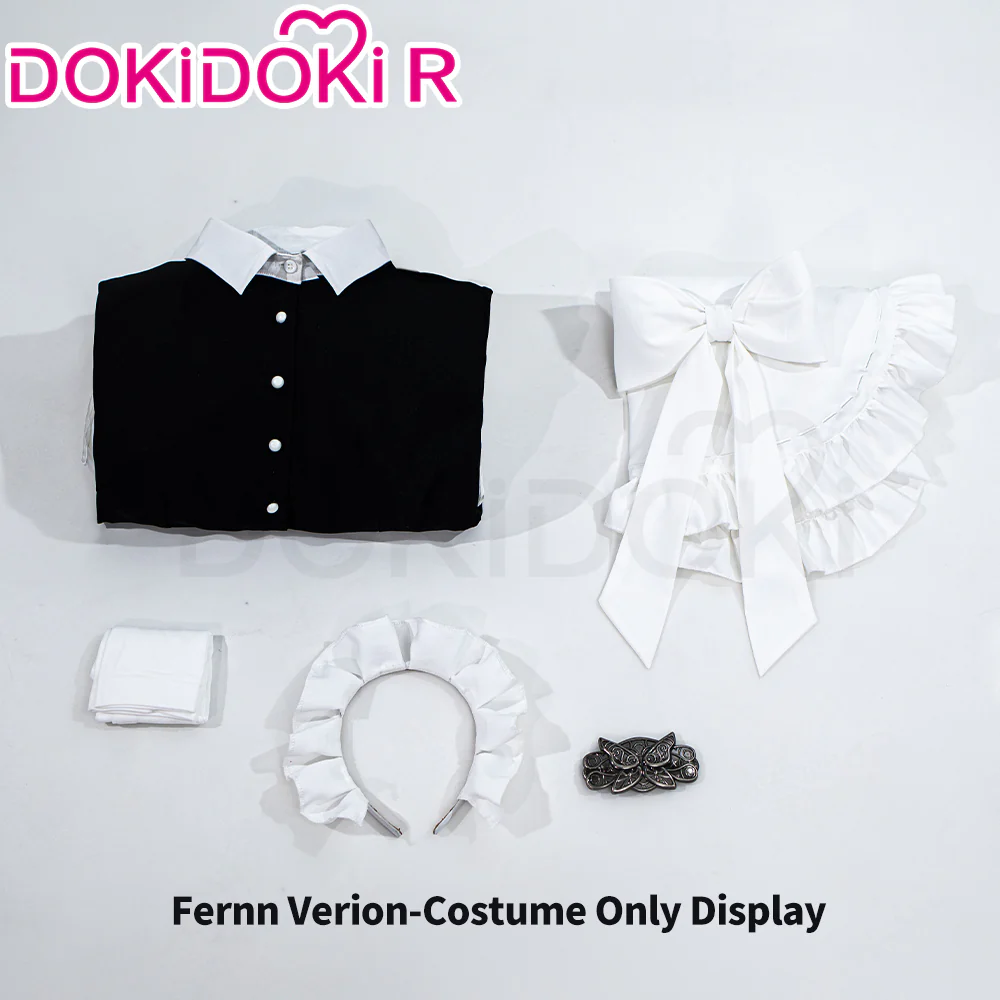 【Size S-2XL】DokiDoki-R Anime Cosplay Costume Maid Dress - Image 6