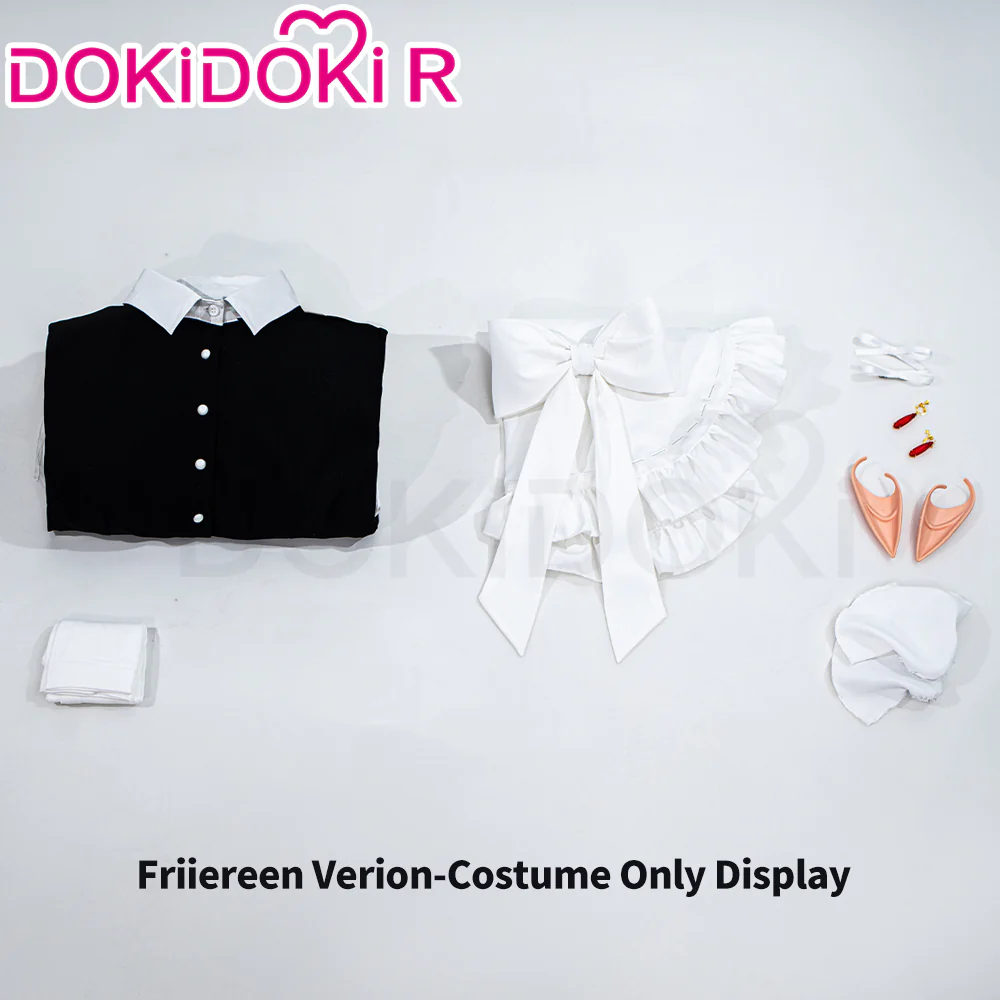 【Size S-2XL】DokiDoki-R Anime Cosplay Costume Maid Dress - Image 7