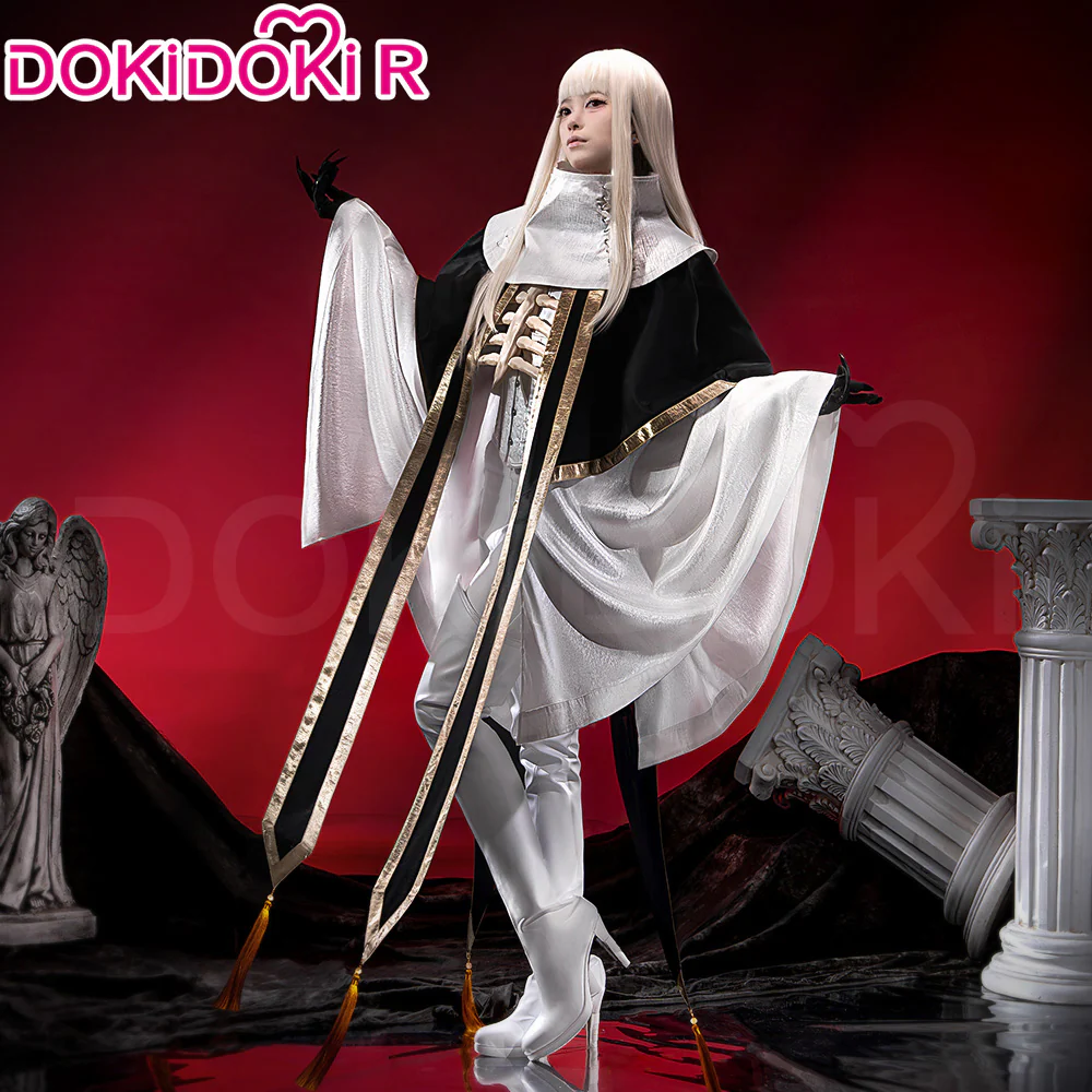 【Ready For Ship】【Size S-2XL】DokiDoki-R Anime Cosplay Kiitagaawa Maariin Costume White Black - Image 3