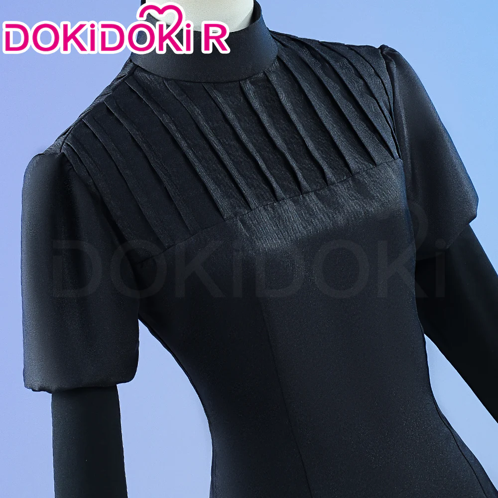 【Ready For Ship】【Last Batch】Dokidoki-R Anime Cosplay Costume Black Dress - Image 4