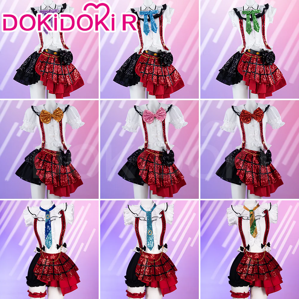 【Size S-2XL】DokiDoki-R Anime LoveLive! School Idol Project Cosplay Lovelive Yazawa Nico / Toujou Nozomi / Minami Kotori / Nishikino Maki / Kosaka Honoka Costume Performance Bokura wa Ima no Naka de