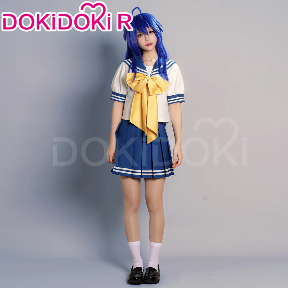 【Partially Ready For Ship】【Size S-2XL】Dokidoki-R Anime Manga Lucky Star Cosplay Izumi Konata Costume IzumiKonata - Image 3