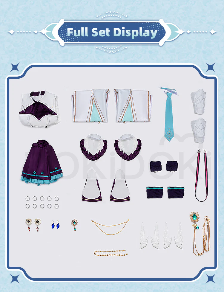 【Size S-2XL】DokiDoki-R Cosplay Costume Knight Fantasy Costume - Image 7