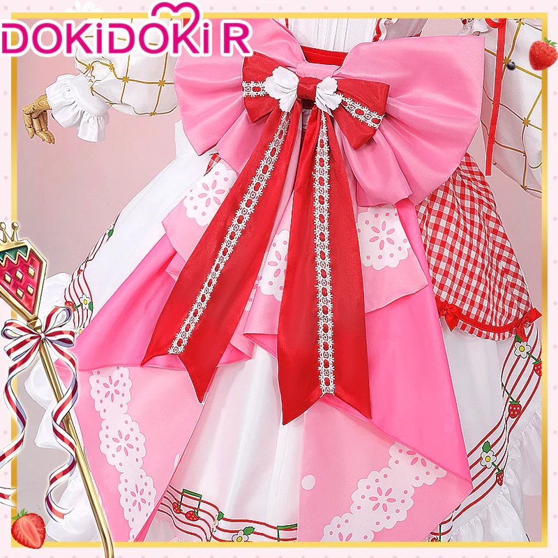 【Partially Ready For Ship】【Size S-2XL】DokiDoki-R Cosplay Costume / Shoes Strawberry Dress 15th anniversary - Image 5