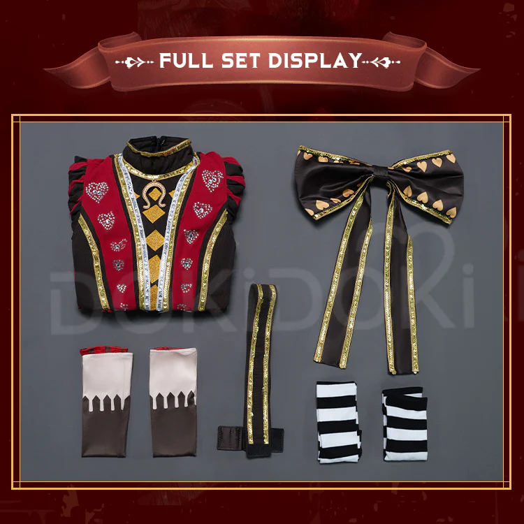 【Size S-2XL】DokiDoki-R Game Alice: Madness Returns Cosplay Alice Costume Royal Suit Red - Image 5