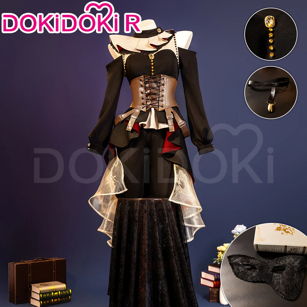 【In Stock】【Size S-2XL】DokiDoki-R Game BanG Dream! Cosplay Misumi Uika Costume Stage Dress Ave Mujica