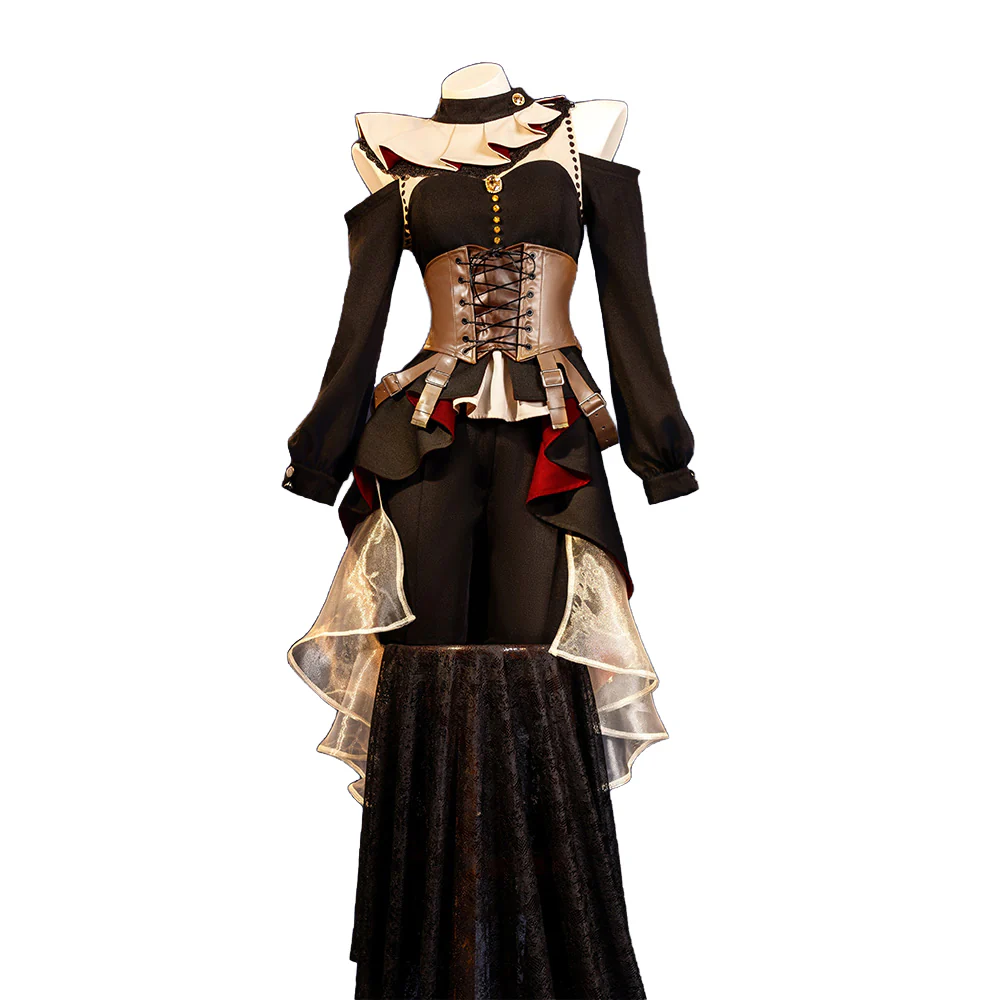 【In Stock】【Size S-2XL】DokiDoki-R Game BanG Dream! Cosplay Misumi Uika Costume Stage Dress Ave Mujica - Image 5