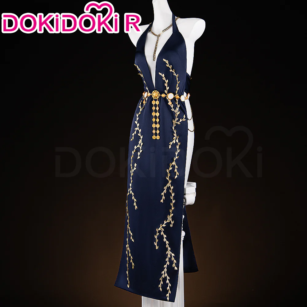 【Ready For Ship】【Size S-2XL】DokiDoki-R Game Cosplay Costume Blue Dress - Image 8