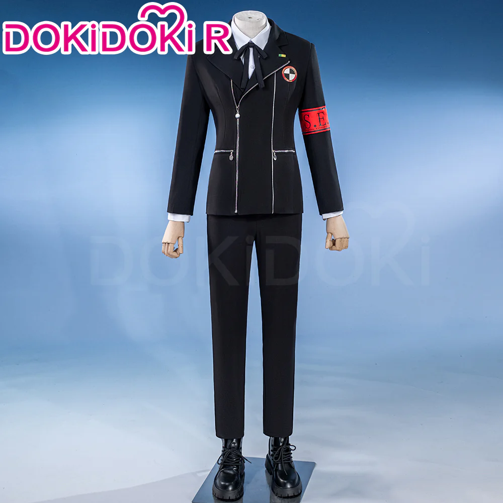 【Size S-2XL】DokiDoki-R Game Cosplay Costume Men School Uniform