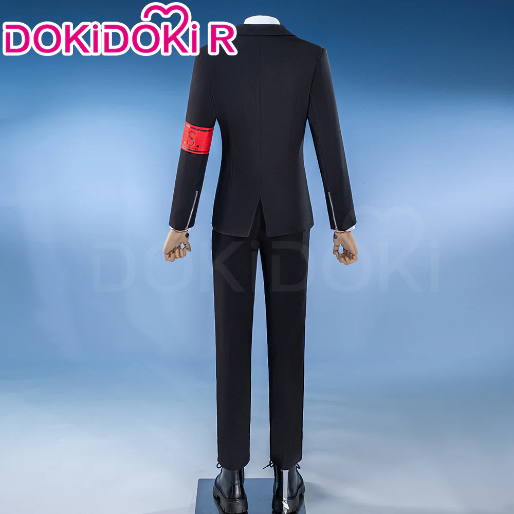 【Size S-2XL】DokiDoki-R Game Cosplay Costume Men School Uniform - Image 2