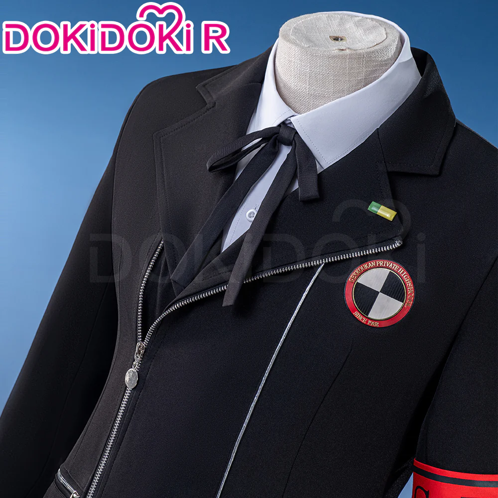 【Size S-2XL】DokiDoki-R Game Cosplay Costume Men School Uniform - Image 3