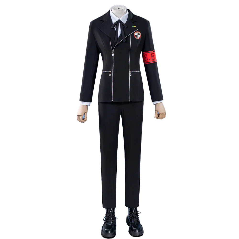【Size S-2XL】DokiDoki-R Game Cosplay Costume Men School Uniform - Image 5