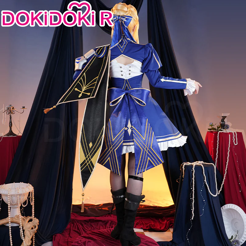 【In Stock】【Size S-2XL】 DokiDoki-R Game Honkai: Star Rail x Fate Stay Night Cosplay Saber Costume - Image 2