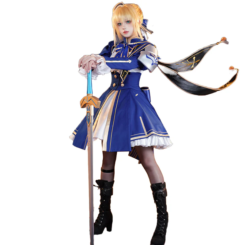 【In Stock】【Size S-2XL】 DokiDoki-R Game Honkai: Star Rail x Fate Stay Night Cosplay Saber Costume - Image 6