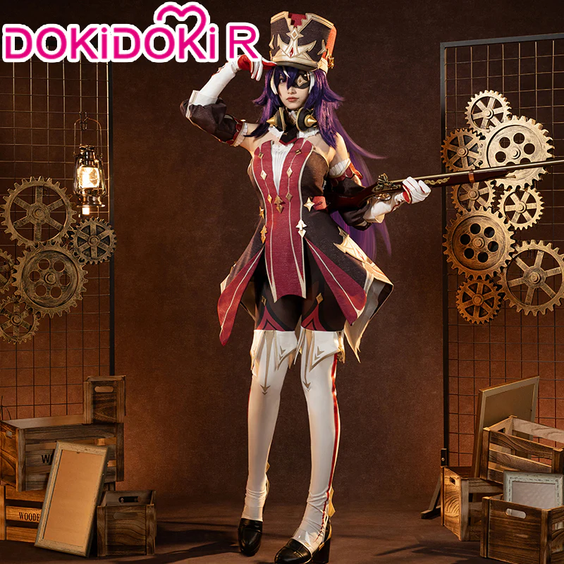 【In Stock】【Size S-2XL】DokiDoki-R Game Genshin Impact Cosplay Fontaine Chevreuse Costume - Image 3